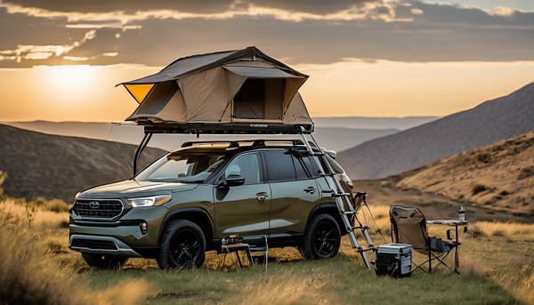 La tente sur le toit, idéale pour vos aventures en plein air